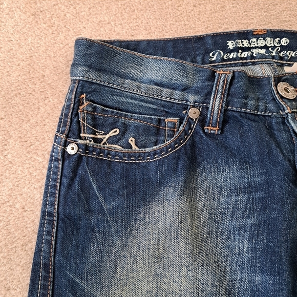 Parasuco Jeans Men's 29 Blue Fade Dark Wash Denim 29W x 32L Vintage - Picture 3 of 16